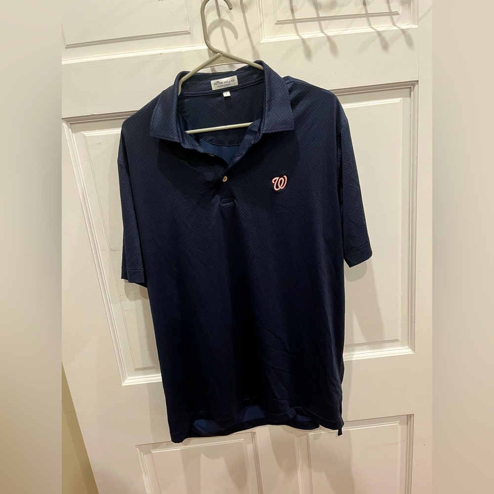 Peter Millar Washington Nationals Dolly Performance Jersey Polo (Men’s Large)